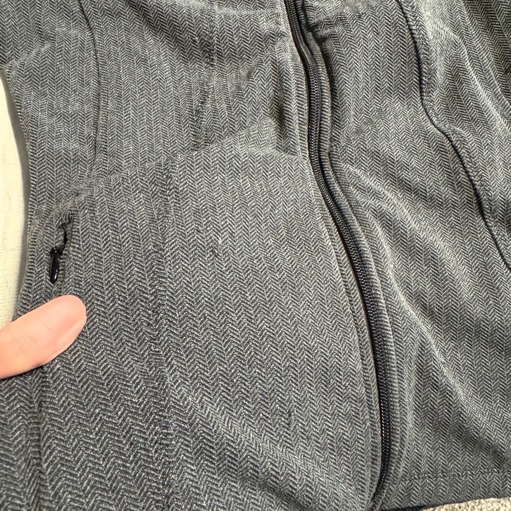 Athleta Herringbone Pattern Jacket - image 3